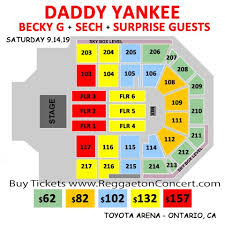 Daddy Yankee Becky G And Sech Concert At The Toyota Arena