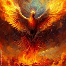 phoenix rising from the ashes of