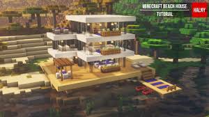 how to build a beach house in minecraft