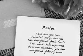 pastor appreciation letter pastor