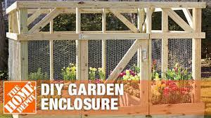 Chicken wire was actually invented back in 1844 by an english ironmonger called charles barnard. Diy Garden Enclosure How To Keep Animals Out Of Your Garden The Home Depot Youtube