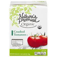 promise organic tomatoes crushed