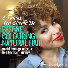 Try washing it one to two days before, but not in the 24 hours leading up. 6 Things You Should Do Before Colouring Natural Hair