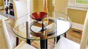 36 round glass table top dulles