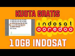 Kuota gratis indosat ooredoo adalah kuota yang diberikan kepada setiap pelanggan indosat ooredoo dengan harga rp.0. Kuota Gratis 10 Gb Indosat Ooredoo Youtube