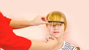 how to cut bangs at home a step by