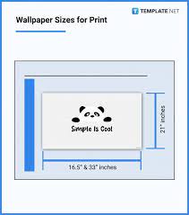 Wallpaper Size Dimension Inches Mm
