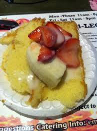 strawberry banana cake picture of leo