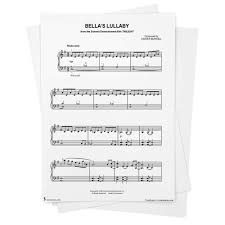 Learn this song on jellynote with our interactive sheet music and tabs. Bella S Lullaby Sheet Music From Twilight Movie Easy Piano From Musicnotes Twilight Movie Carter Burwell Amazon Com Books