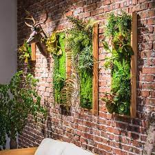 artificial plant succulent wall art