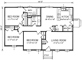 House Plan 45280 Ranch Style With