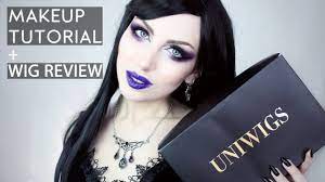 goth makeup tutorial purple smokey eye