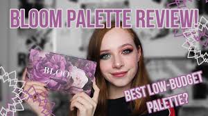 bloom eyeshadow palette review