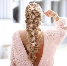 ★school hairstyles | messy crown braid bun hairstyle. Swedish Stylist Creates Braided Hairdos That Are Perfect For Summer