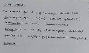 chemical formula of bleaching powder