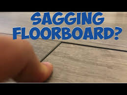 sagging floorboard repair no damage