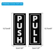 3set Push Pull Door Sign 2 X5 Pvc