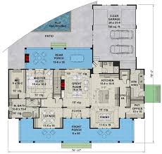 4 Bedroom Modern Farmhouse Floor Plan