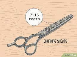 how to use hair thinning shears with