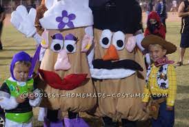 cool mr and mrs potato head costumes