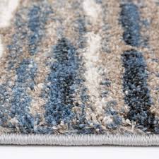 sline blue multi 2 ft x 7 ft striped runner rug