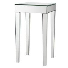 side table mirrored accent table
