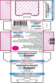 Ndc 15054 0530 Dysport Botulinum Toxin Type A