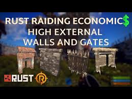 Rust Raiding Economics High External