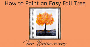 How To Paint An Easy Fall Tree For