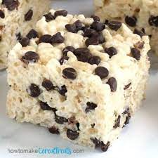 chocolate chip rice krispie treats