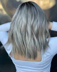 To achieve this silvery grey ash blonde look, use silver grey with 20 vol. 14 Stunning Ways To Get The Dark Ash Blonde Hair Color Trend