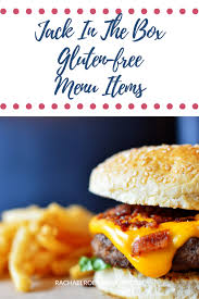 jack in the box gluten free menu items