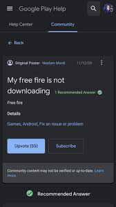 Download free fire for android. Free Fire Issues On Google Play Store Along With Their Fixes
