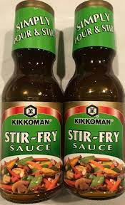 kikkoman stir fry sauce lot of 2 12 1