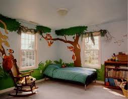 kids room decoration along the tropical
