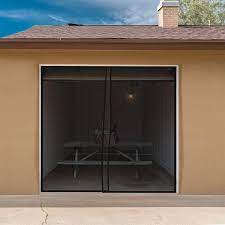 Retractable screen doors are a great. Magnetic Garage Door Screen For One Car Garage Heavy Duty Weighted Garage Enclosure Curtain For Mosquito Insect And Sun Protection By Pure Garden Amazon Com