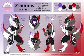 Zenimus Von Tail Protogen Reference Sheet by KyroKreations -- Fur Affinity  [dot] net