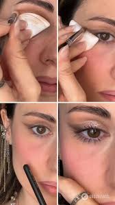 clean makeup using eyeshadow