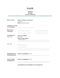 Resume Format Blank Blank Format Resume Resumeformat