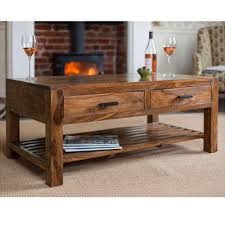 Sheesham Wood Storage Coffee Table
