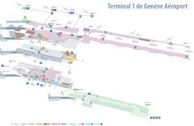 map of terminal 1 genève aéroport