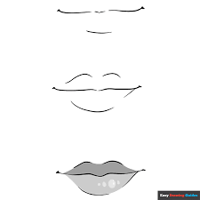 how to draw anime mouth expressions and