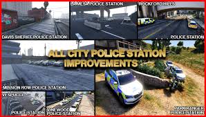 city police station improvements map