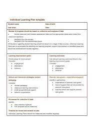 27 sle individual learning plan in