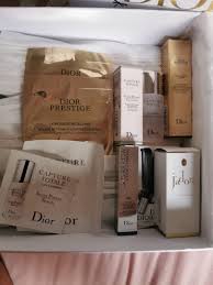 dior skincare and makeup set box