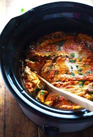 skinny veggie crockpot lasagna recipe