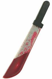 Scream 4 Ghost Face Bleeding Machete Bloody Knife Horror Halloween Costume  Prop 23168189769 | eBay