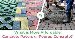 Concrete Pavers Or Poured Concrete