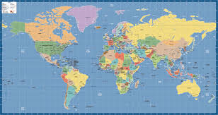 World Map Eur Miller Map Digital Creative Force