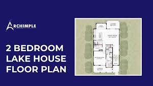 2 Bedroom Lake House Floor Plans